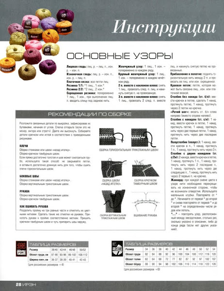 Свитер описание, схемы. Вяжем спицами