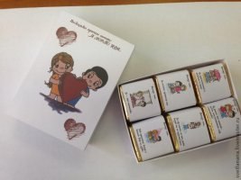 Шоколадки Love is... своими руками