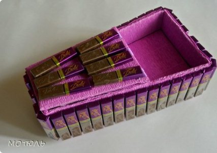 Подарочная машинка из шоколада