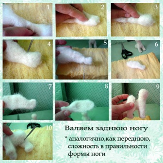 Валяние из шерсти собаки
