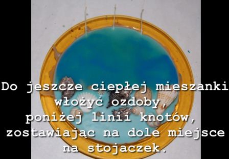 Свеча с ракушками. МК