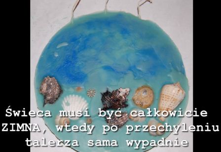 Свеча с ракушками. МК