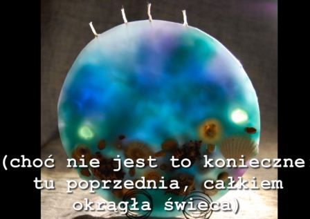 Свеча с ракушками. МК