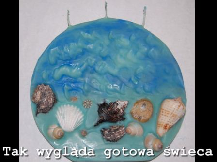 Свеча с ракушками. МК