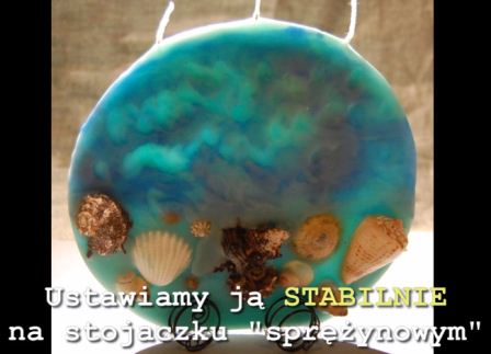 Свеча с ракушками. МК
