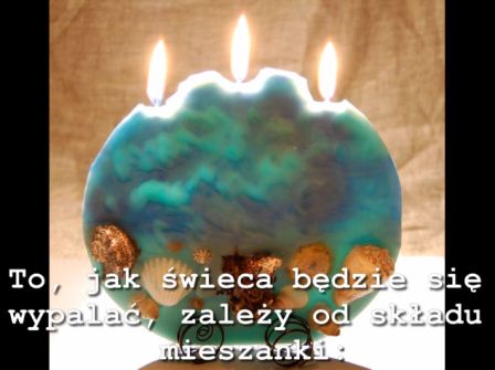 Свеча с ракушками. МК