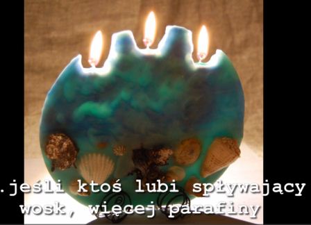 Свеча с ракушками. МК