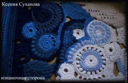 Куртка в технике фриформ