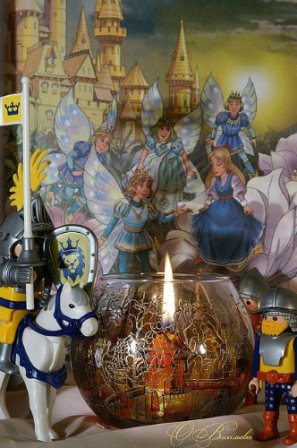 Подсвечник. Расписываем вазу