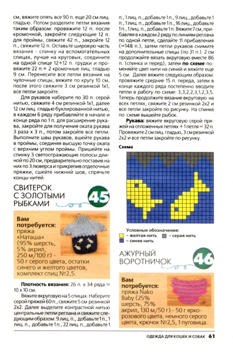 Вязанье для собак