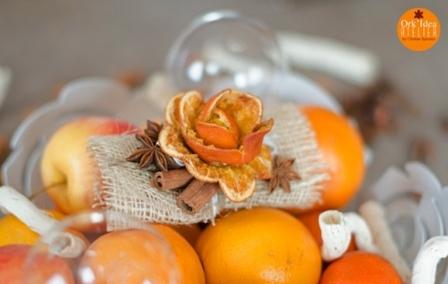 Украшения из апельсинов