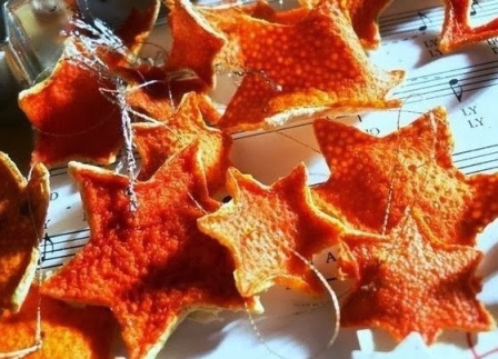 Украшения из апельсинов