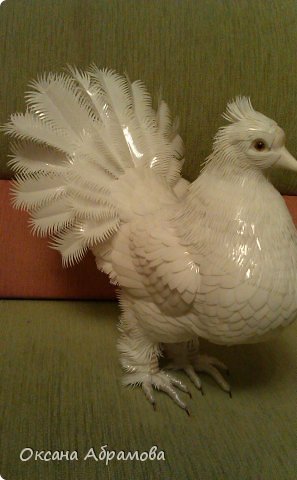 Королевский голубь из пластиковых бутылок. Мастер-класс