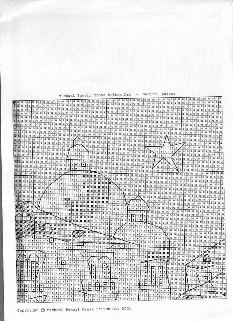 Вышивка крестом домики. Схемы