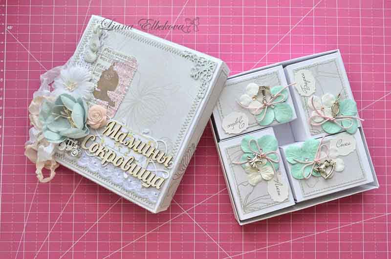 Скрап-коробочка Мамины сокровища