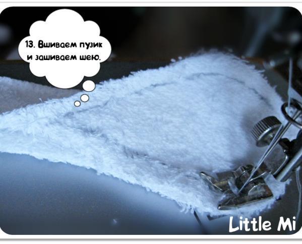Овечка в костюме зайца. Выкройки