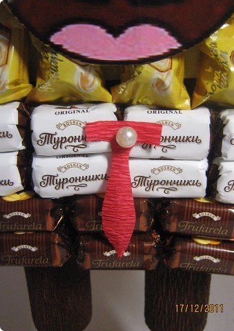 Губка Спанч Боб из конфет. Мастер-класс