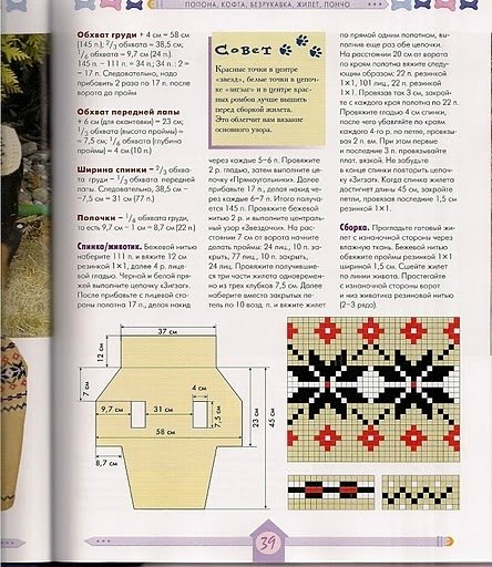 Вяжем для собак своими руками. Спицы