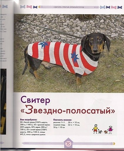 Вяжем для собак своими руками. Спицы