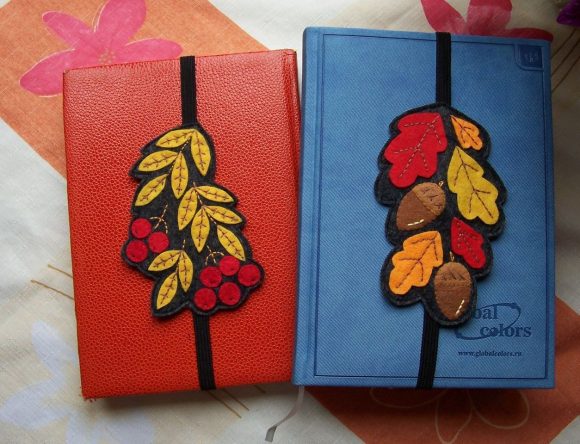 Книжные закладки на резинках